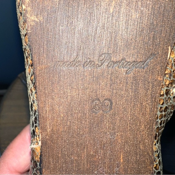 Free People Cybill Snake Print Ankle Boots - Picture 10 of 12